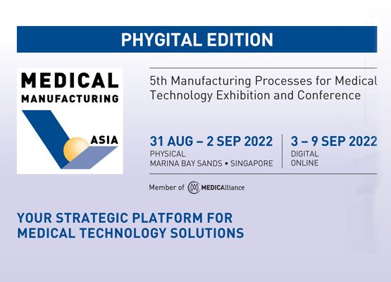 Medical Manufacturing Asia 2022 (31st Aug - 2nd Sept 2022)